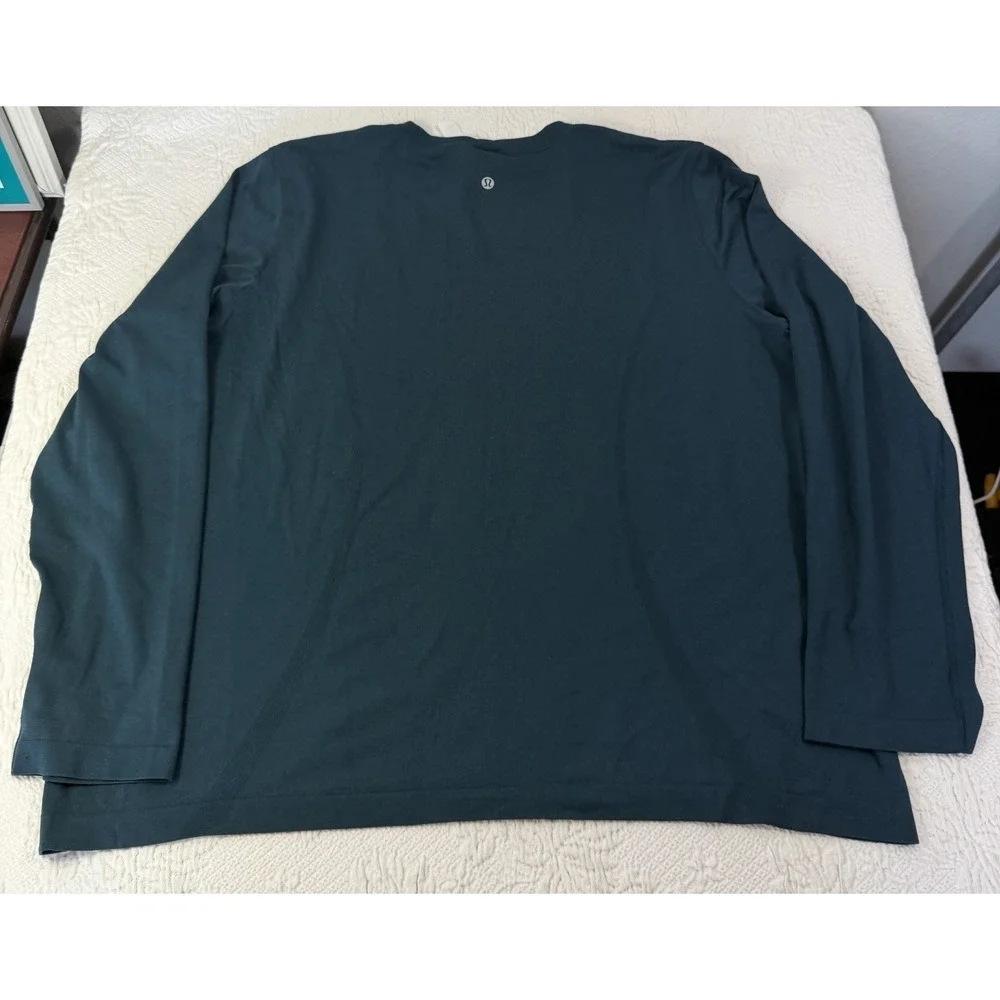 Lululemon Swiftly Tech Long Sleeve Shirt Top Size 14‎ Teal LW3JE9S